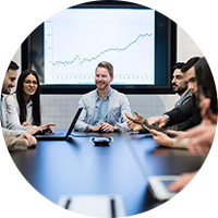 Managers bespreken Supply Chain Optimisatie