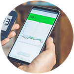 Internet of Medical Things op een smartphone