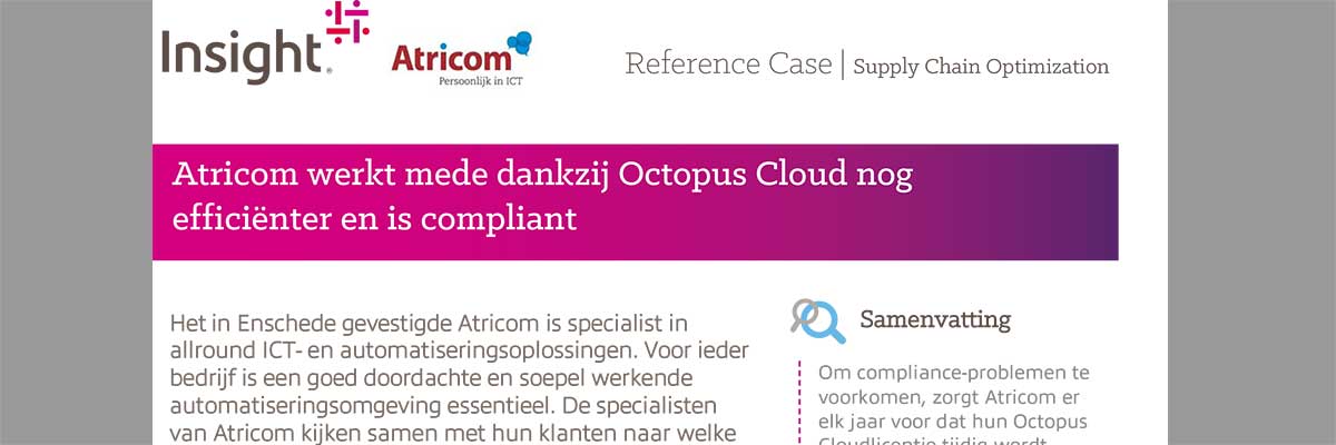 Article Atricom is compliant dankzij Octopus Cloud Image