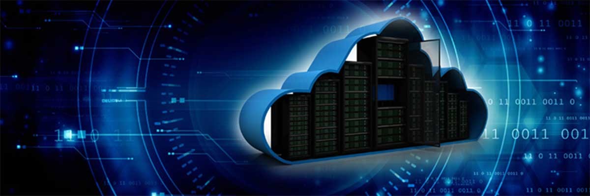Abstracte afbeelding van Cross-cloud 