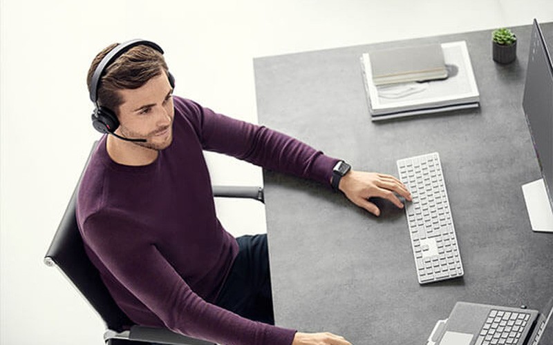 Met een Jabra headset werken vanuit huis