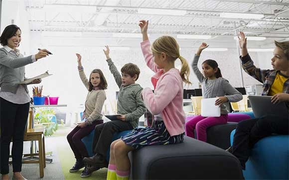 Kinderen stellen vragen over Microsoft Azure